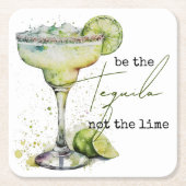 ベザテキーラNot theライム スクエアペーパーコースター (正面)