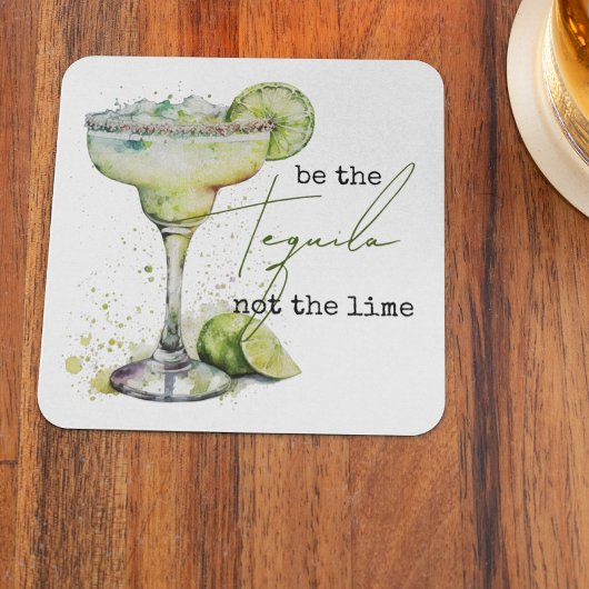 ベザテキーラNot theライム スクエアペーパーコースター