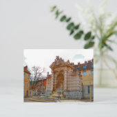 ベザンソン、古代の噴水 ポストカード (スタンド正面)