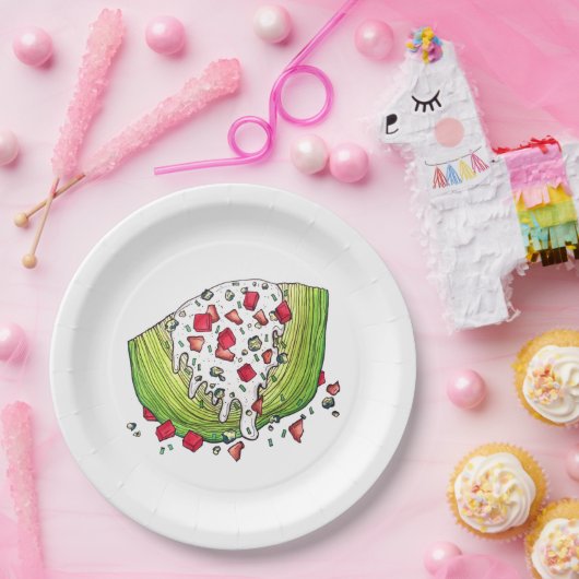 ベジアイスバーグレタスくさびサラダ食品グルメ ペーパープレート (パーティー)