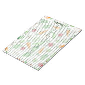 ベジエショッピング一覧 ノートパッド (アングル)