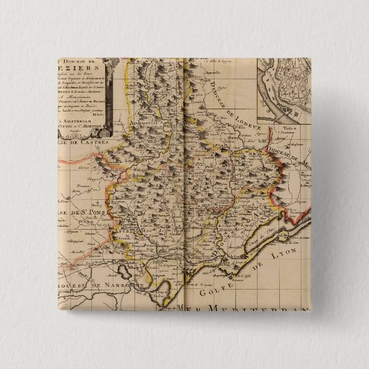 ベジエスフランス 缶バッジ (正面)