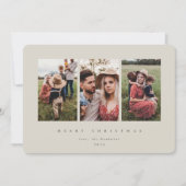 ベジエレガントミニマルュフレームのトリプルフォト シーズンカード (正面)