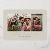 ベジエレガントミニマルュフレームトリプル 箔シーズンカード (正面)