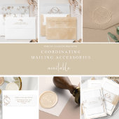 ベジエレガントュウォーター結婚カラーRSVP 出欠カード