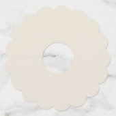 ベジエレガントュウォーター色結婚緑 ワイングラスタグ (裏面)