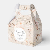 ベジエレガントュボタニカルフローラ庭園の結婚式fav フェイバーボックス (裏面サイド)