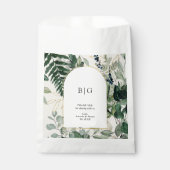 ベジエレガントュボタニックの葉結婚 フェイバーバッグ (正面)