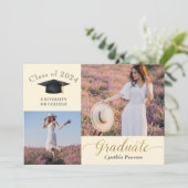 ベジエレガントュ3写真卒業発表 案内状 (スタンド正面)