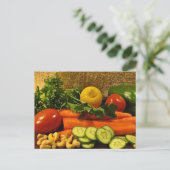 ベジサラダプレート ポストカード (スタンド正面)
