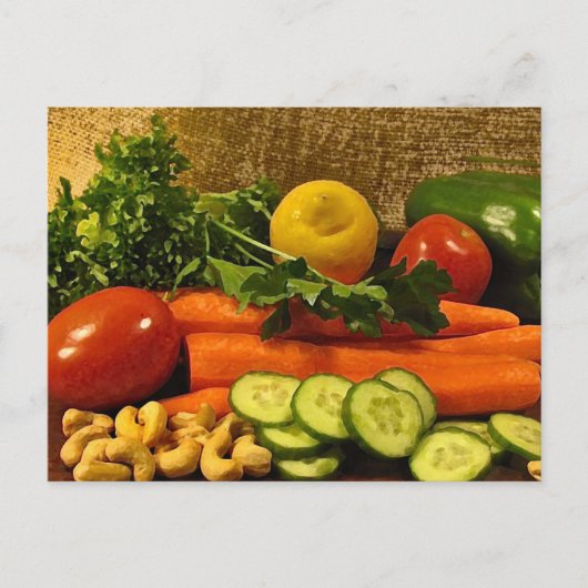 ベジサラダプレート ポストカード (正面)