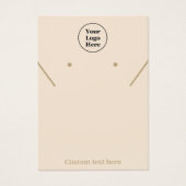 ベジシンプルュネックレスイヤリングディスプレイカード (正面)