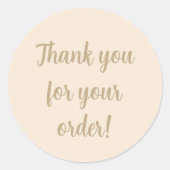 ベジシンプルュミニマリストありがとう ラウンドシール (正面)