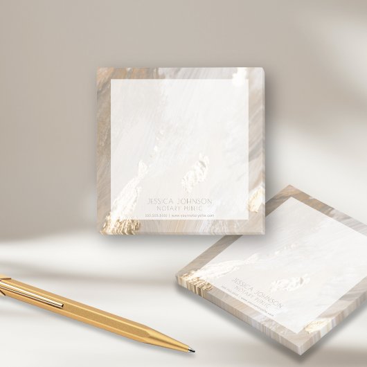 ベジスタイリッシュュウォーター色ゴールドフォイル名公証人 ポストイット