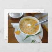 ベジタブラスープとサワークリーム ポストカード (正面/裏面)
