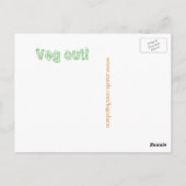 ベジタブルアートポストカード ポストカード (裏面)