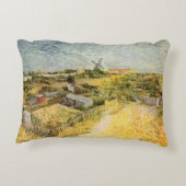 ベジタブルガーデンズモンマルトルバイビンセント・ヴァン・ゴッホ アクセントクッション (裏面)