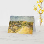 ベジタブルガーデンズモンマルトルバイビンセント・ヴァン・ゴッホ カード (黄色い花)
