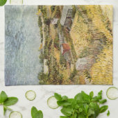 ベジタブルガーデンズモンマルトルバイビンセント・ヴァン・ゴッホ キッチンタオル (折り畳み)