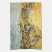 ベジタブルガーデンズモンマルトルバイビンセント・ヴァン・ゴッホ キッチンタオル (縦)