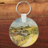 ベジタブルガーデンズモンマルトルバイビンセント・ヴァン・ゴッホ キーホルダー (正面)