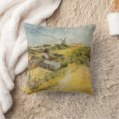 ベジタブルガーデンズモンマルトルバイビンセント・ヴァン・ゴッホ クッション (ブランケット)