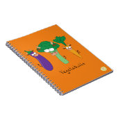 ベジタブルズベジタブルズノートおもしろい ノートブック (右側)