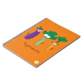 ベジタブルズベジタブルズノートおもしろい ノートブック (左側)