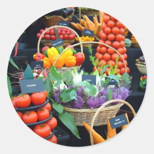 ベジタブルディスプレイ～エンベロープシーラー/シール ラウンドシール (正面)