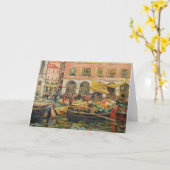 ベジタブルマーケットヴェネツィア | ルイ・アベル・トルシェ カード (黄色い花)