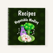 ベジタブルメドレーレシピ手帳 ノートブック (正面)