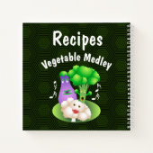 ベジタブルメドレーレシピ手帳 ノートブック (裏面)