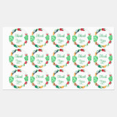 ベジタブル縁どありがとう ラベル (シート)