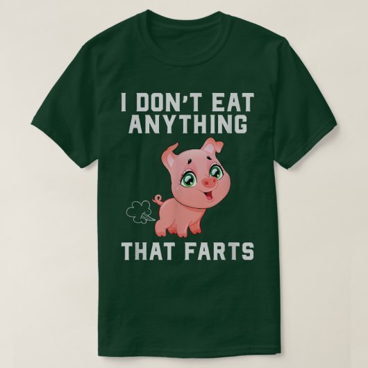 ベジタリアンおもしろい Tシャツ (デザイン正面)