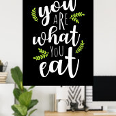 ベジタリアンお前が何食べだ ポスター (ホームオフィス)