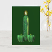 ベジタリアンお誕生日ケーキ カード (黄色い花)