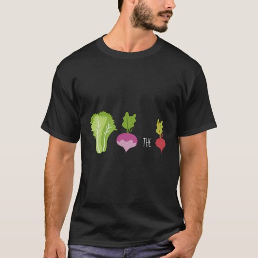 ベジタリアンでビートビーガン Tシャツ (正面)