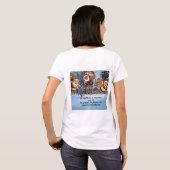 ベジタリアンとヴィーガンの皆さん メリークリスマス Tシャツ (裏面フル)