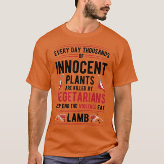 ベジタリアンに殺された植物は暴力を終食べえる Tシャツ
