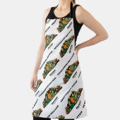 ベジタリアンの山の中の物質 エプロン (インサイチュ)