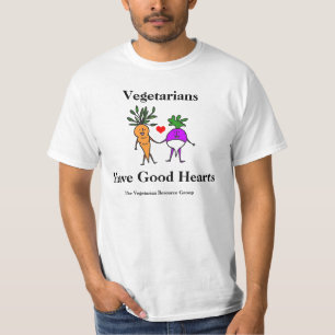 ベジタリアンはよいハートのティー2を持っています Tシャツ