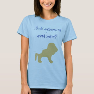 ベジタリアンは動物のクラッカーを食べますか。 Tシャツ