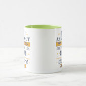 ベジタリアンは私の蛋白質について尋ねません マグカップ (中央)