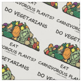ベジタリアンは食虫植物を食べますか。 ユーモア ファブリック (クローズアップ)