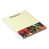 ベジタリアンガーデン野菜写真 ノートパッド (アングル)