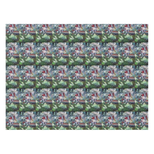 ベジタリアンクラブが火曜の午後にここで会う テーブルクロス (正面(横))