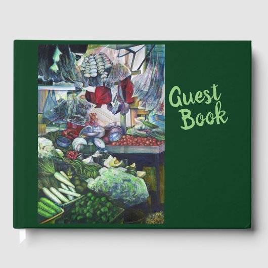 ベジタリアンクラブが火曜日のアフターでここで会う ゲストブック (正面)