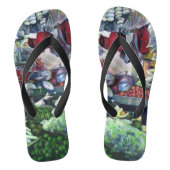 ベジタリアンクラブが火曜日の午後にここで会う ビーチサンダル (フットベッド)