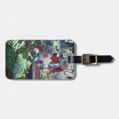 ベジタリアンクラブが火曜日の午後にここで会う ラゲッジタグ (正面横)