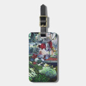 ベジタリアンクラブが火曜日の午後にここで会う ラゲッジタグ (正面縦)